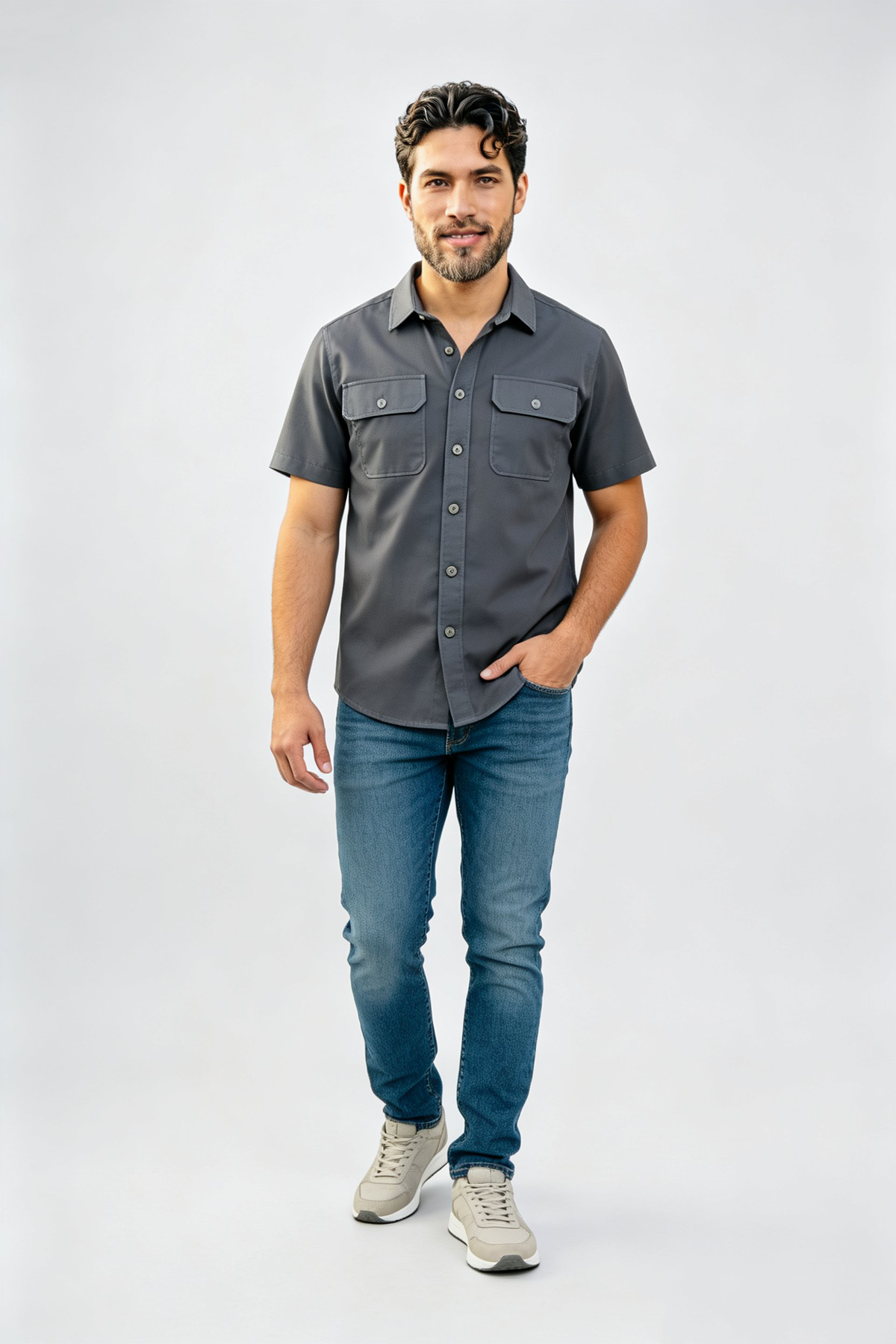 Camisa Tipo Columbia Clásica