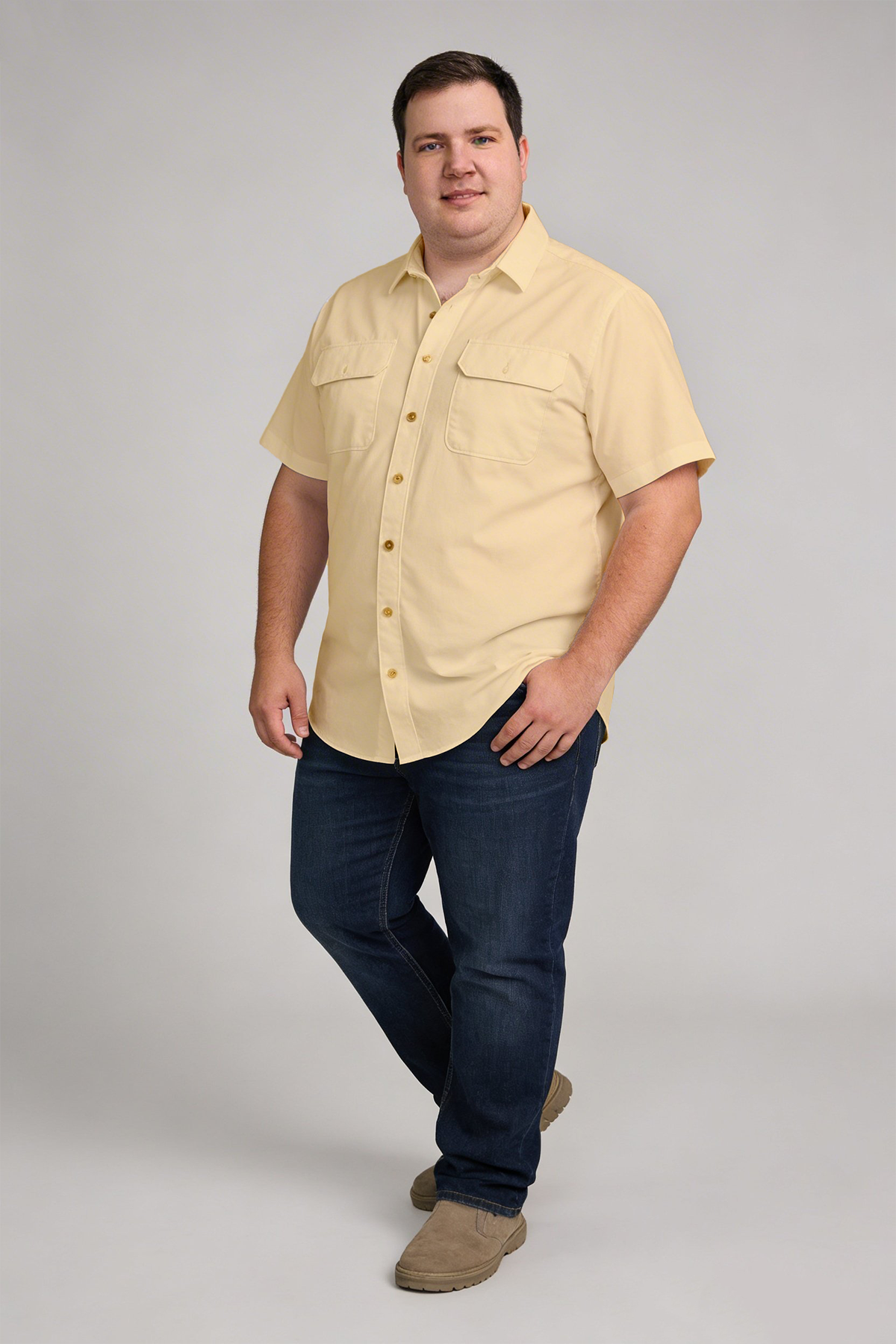 Camisa Tipo Columbia Talla Plus