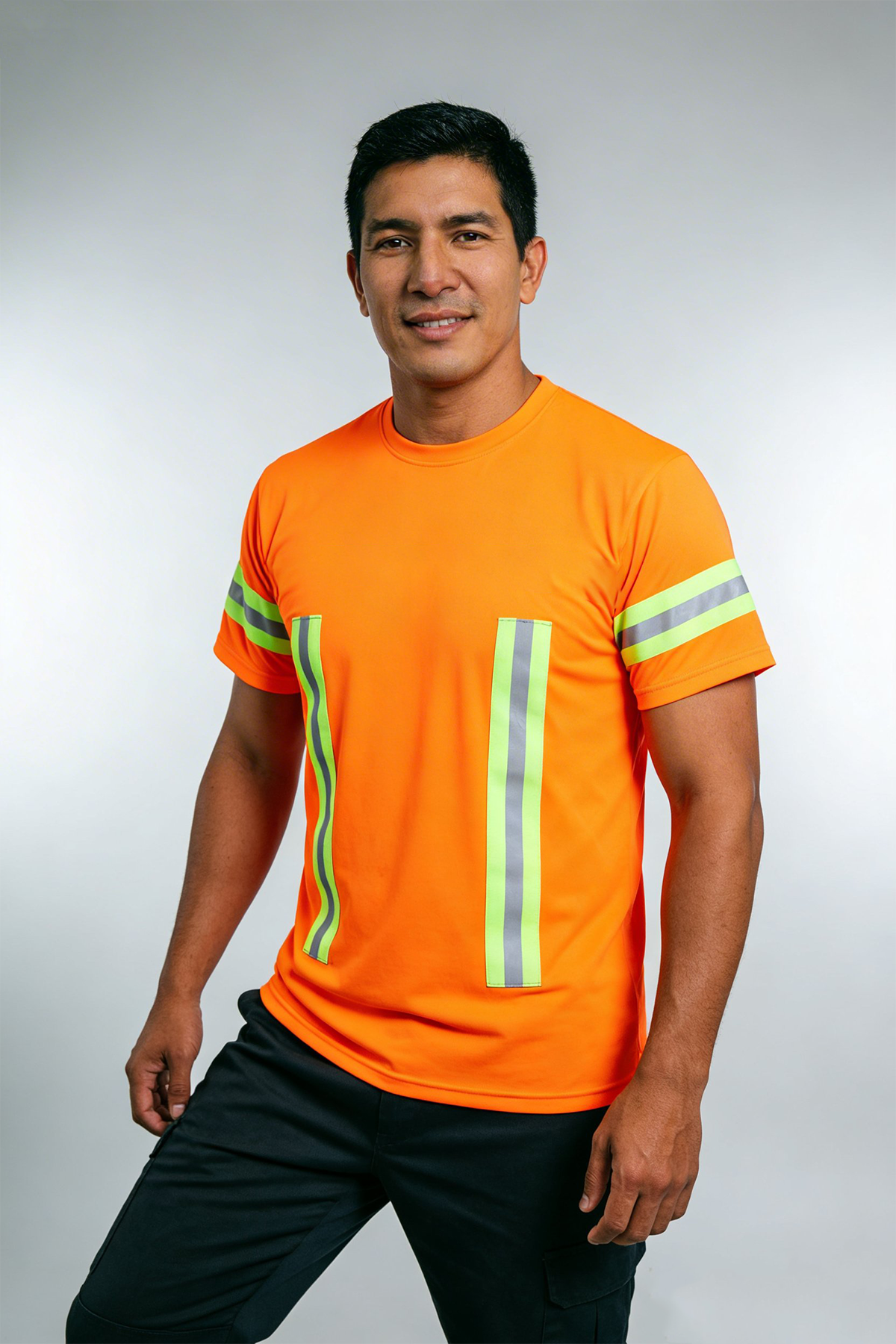 Camisa de Seguridad Industrial Manga Corta