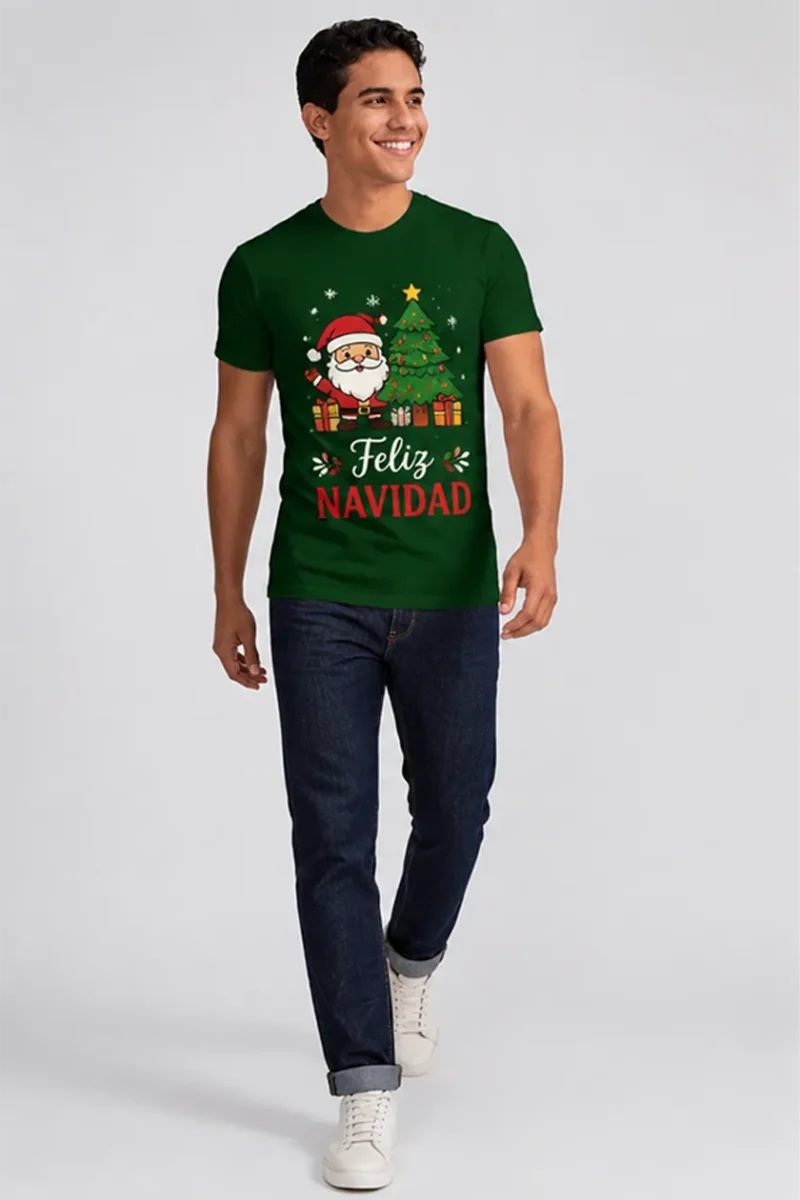 Camiseta "Bosque Navideño" - Colección Fin de Año